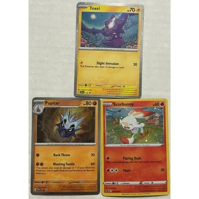 Scarlet & Violet and Sword & Shield Promo Pokemon Cosmos Holo TCG Lot Of 3 - Image 1