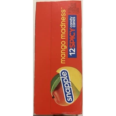 Snapple 12 Spicy Mango Madness Candy Canes - Thumbnail 3