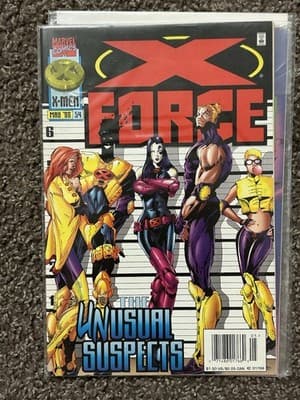 X-Force #51 - 55 (1996 Marvel) Lot Of 5 - 1 KEY ISSUE MELTDOWN - Shatterstar - Thumbnail 5