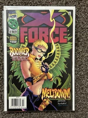 X-Force #51 - 55 (1996 Marvel) Lot Of 5 - 1 KEY ISSUE MELTDOWN - Shatterstar - Thumbnail 2