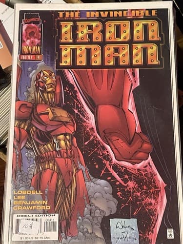 Lot of 11 Invincible Iron Man 2nd Series #2, 4 - 13 (1996 Marvel) - Thumbnail 4