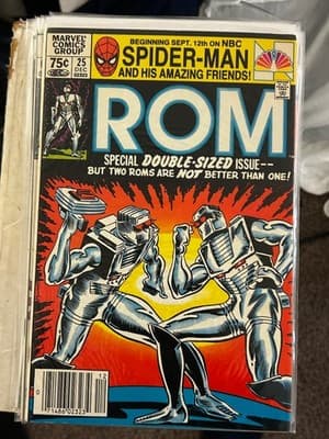 Marvel ROM Spaceknight Comics Lot 5 Issues 17 24 25 27 30 Guest Stars Nova X-Men - Thumbnail 3