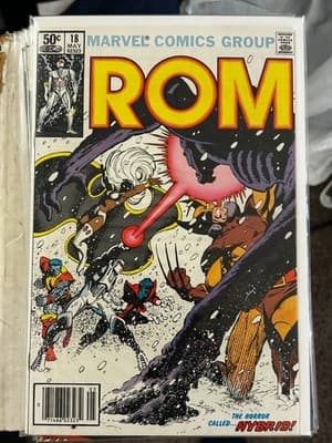 Marvel ROM Spaceknight Comic Lot 3 Issues #15 #17 #18 Guest Starring XMen 50c - Thumbnail 4