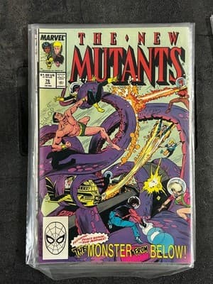 Marvel The New Mutants Comic Lot #74-81 8 Issues 1989 X-Men Cameos Vintage - Thumbnail 4