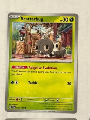 Pokemon TCG SV1 Lot 9 Cards Scatterbug Sprigatito Crocalor Cetitan Drifloon - Thumbnail 2