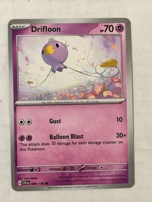 Pokemon TCG Lot 9 Cards Scatterbug Sprigatito Drifloon Riolu Muk Blissey 2023 - Thumbnail 4