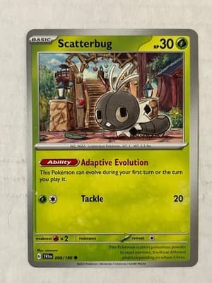 Pokemon TCG Lot 9 Cards Scatterbug Sprigatito Drifloon Riolu Muk Blissey 2023 - Thumbnail 2