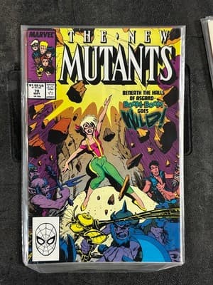 Marvel The New Mutants Comic Lot #74-81 8 Issues 1989 X-Men Cameos Vintage - Thumbnail 7