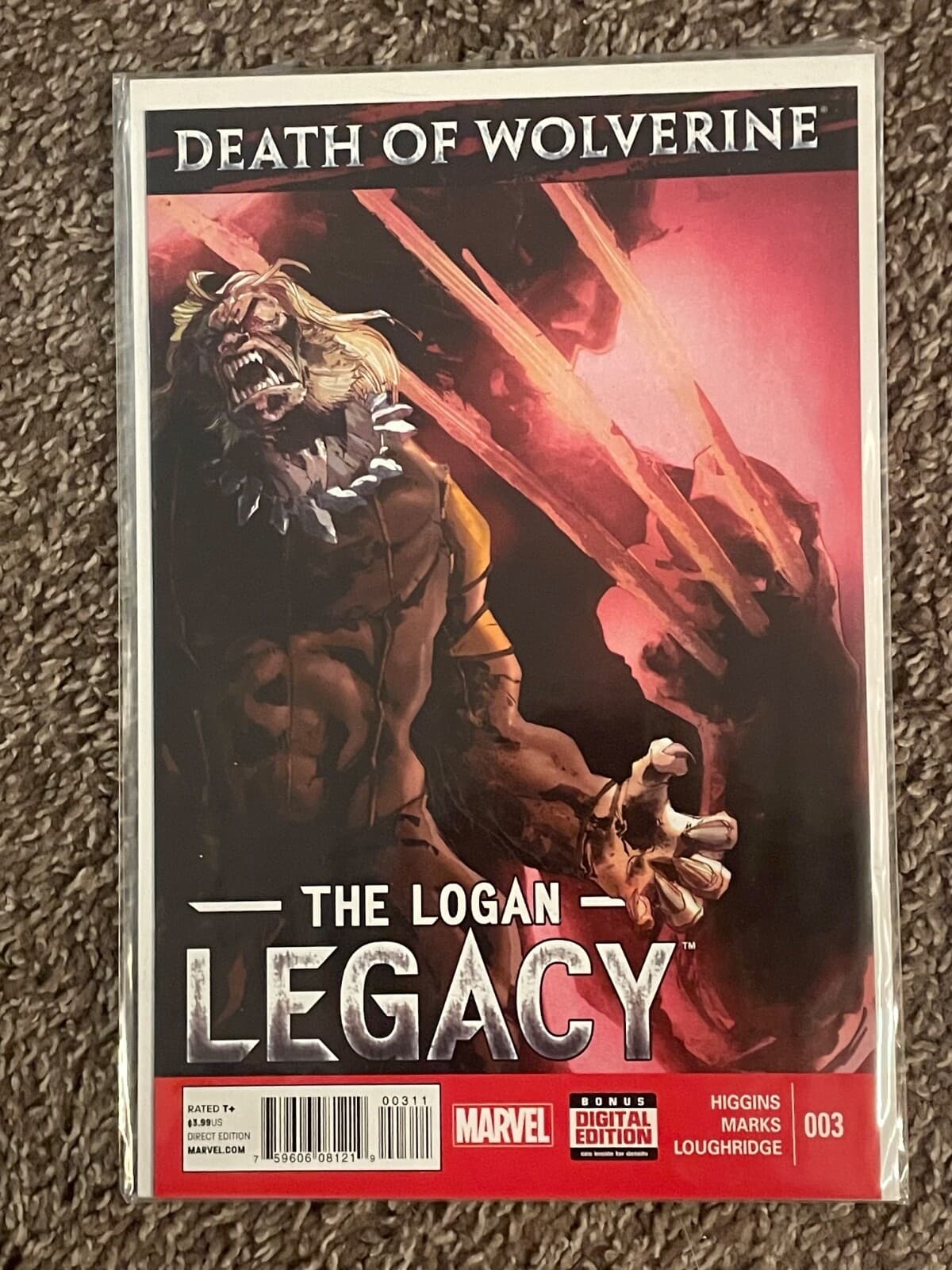 Death of Wolverine The Logan Legacy #1 - 4 (2014 Marvel) Lot of 4 - Thumbnail 4