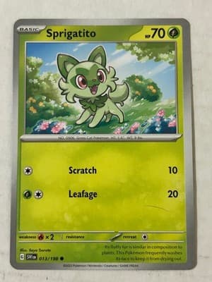 Pokemon Sprigatito Drifloon Zangoose Indeedee Flamigo Tandemaus Defiance Band - Thumbnail 2