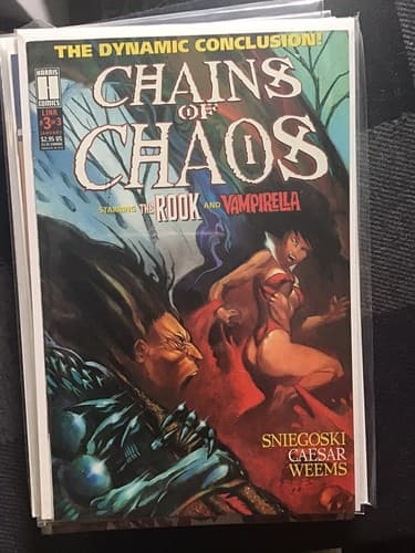 Chains of Chaos #1, 2, 3 (1997 Harris) Vampirella and Rook Team Up, Set of 3 - Thumbnail 4