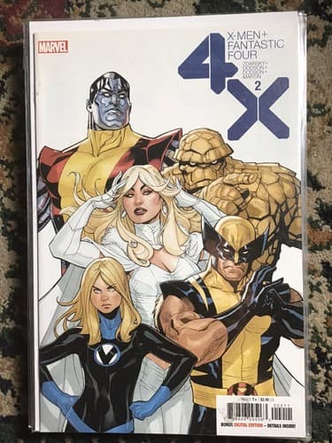 X-Men + Fantastic Four #1 - 4 (2020 Marvel) Complete Series Of 4 Terry Dodson - Thumbnail 3