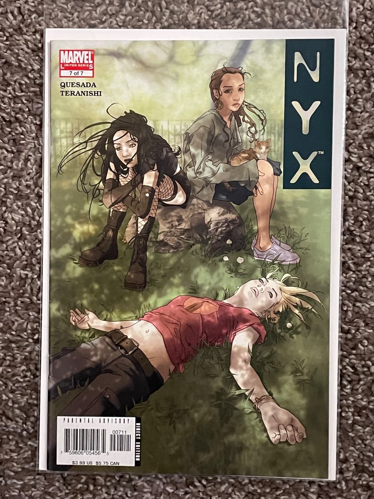 NYX No Way Home #1, 2, 3, 4, 6, 7 (2008 Marvel) Lot of 6 - Thumbnail 7