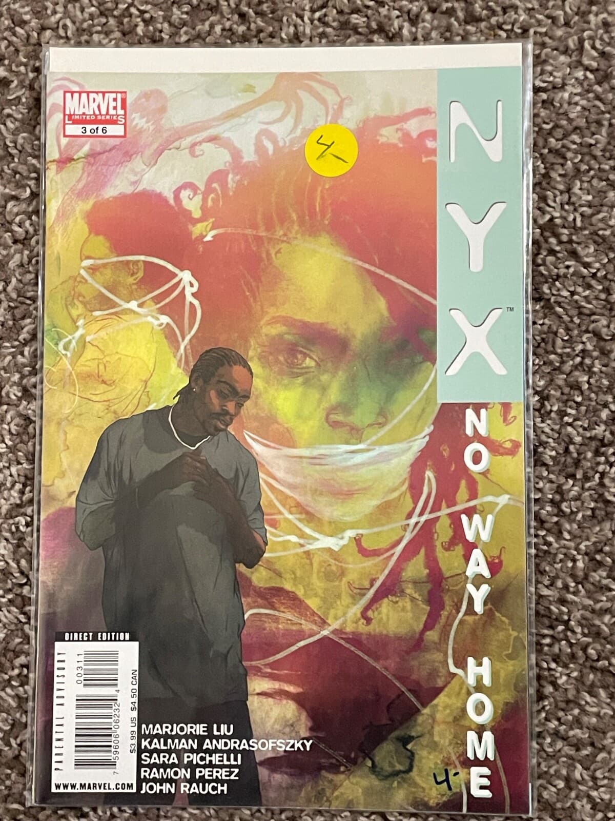 NYX No Way Home #1, 2, 3, 4, 6, 7 (2008 Marvel) Lot of 6 - Thumbnail 4