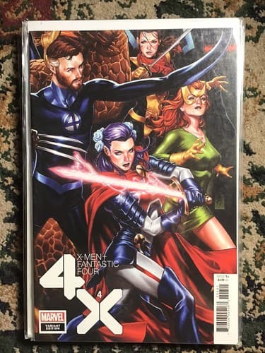X-Men + Fantastic Four #1 - 4 (2020 Marvel) Complete Series Of 4 Terry Dodson - Thumbnail 5