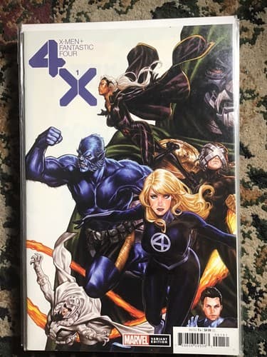 X-Men + Fantastic Four #1 - 4 (2020 Marvel) Complete Series Of 4 Terry Dodson - Thumbnail 2