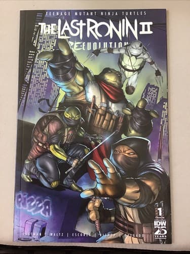 TMNT LAST RONIN II RE EVOLUTION #1 (2024 IDW) SAJAD SHAH EXCLUSIVE VARIANT - Image 1