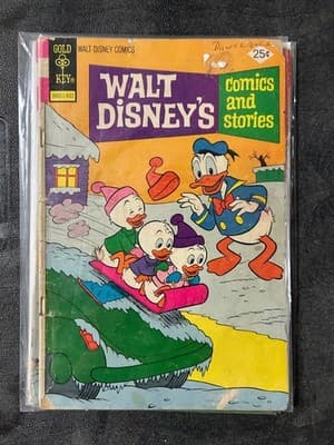 Walt Disney Gold Key Comic Lot 6 Vintage Mickey Moby Duck Pluto Uncle Scrooge - Thumbnail 2