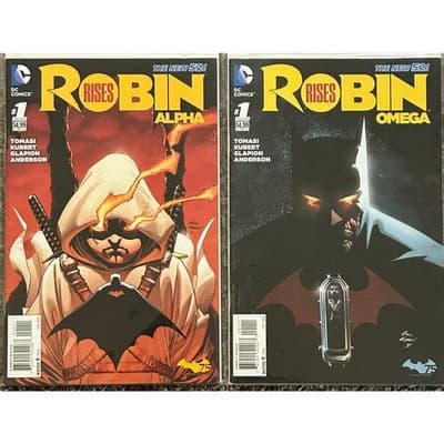 Robin #1 Alpha & #1 Omega (2014 DC) Lot of 2 - Image 1