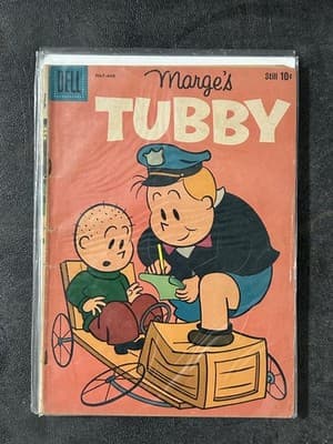 Lot 5 Dell Comic Books Walt Disney Uncle Scrooge Toby Tyler New Funnies - Thumbnail 2