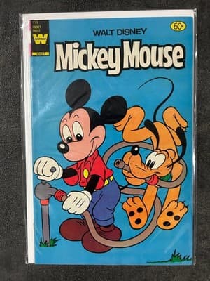 Walt Disney Mickey Mouse Comic Lot 4 Whitman Issues 205 206 218 Vintage 40c 60c - Thumbnail 5