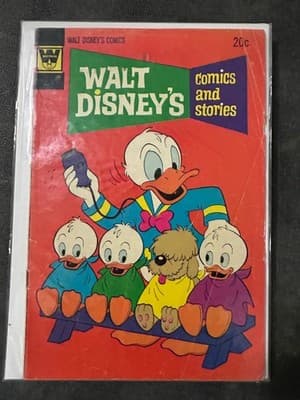 Walt Disney Whitman Comic Book Lot 5 Donald Duck Uncle Scrooge Huey Super Goof - Thumbnail 2