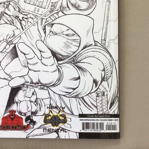 TMNT LAST RONIN II RE EVOLUTION #1 (2024 IDW) SAJAD SHAH EXCLUSIVE VARIANT - Thumbnail 4