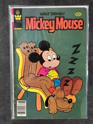 Walt Disney Mickey Mouse Comic Lot 4 Whitman Issues 205 206 218 Vintage 40c 60c - Thumbnail 4