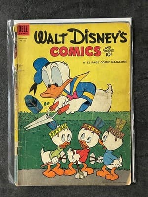 Walt Disney Comics Lot Dell 4 Vintage Donald Duck Comics 10c Dell 52 Pages - Thumbnail 3