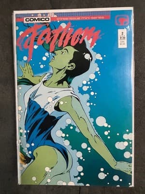 Comico Fathom 1-3 Complete Three-Issue Mini-Series Comic Set Blue Green Covers - Thumbnail 3