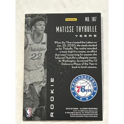 2019-20 Panini Illusions Basketball Lot of 6 - Thumbnail 13