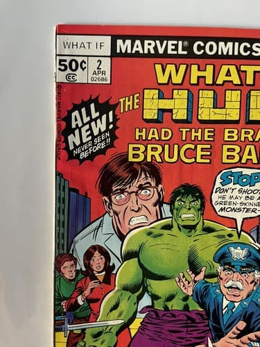 WHAT IF... #2 (1976 Marvel) 1st Series Hulk Had The Brain Of Bruce Banner - Thumbnail 2