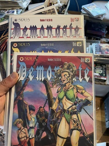 Lot of 3 Demongate #3, 4, 5 (1996 Sirius Comics) Bao Lin Hum & Colin Chan - Thumbnail 5