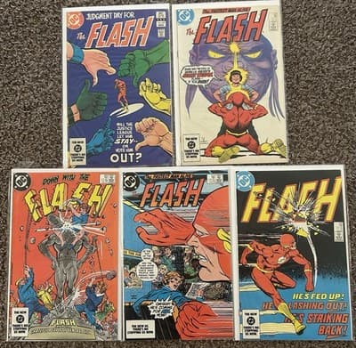 FLASH #327, 329, 333, 334, 335 (1983 DC) Lot of 5 - Image 1