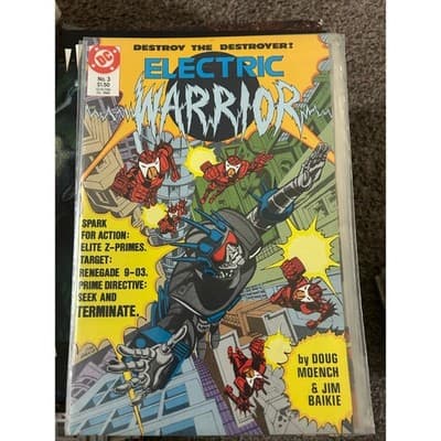 Electric Warrior #1 - 18 (1986 DC) Complete Series of 18 Issues - Thumbnail 5