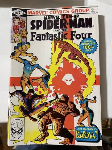 Marvel Team-Up #100 (1980 Marvel) 1st App Karma, Frank Miller & Claremont - Image 1