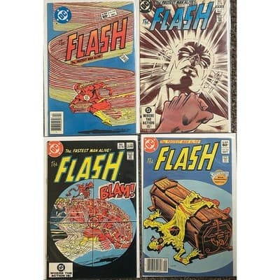 FLASH #316, 321, 322, 325 (1982 DC) Lot of 4 - Carmine Infantino Covers - Image 1