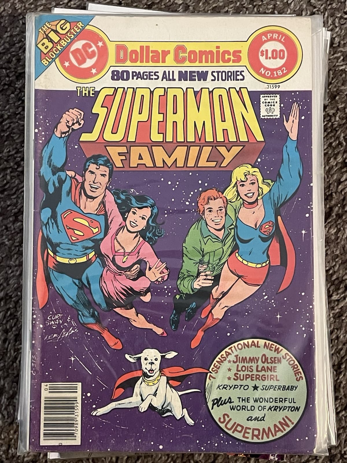 Superman Family #165, 179, 182, 193, 195, 205, 208 (1978 DC) Lot Of 7 - Thumbnail 4