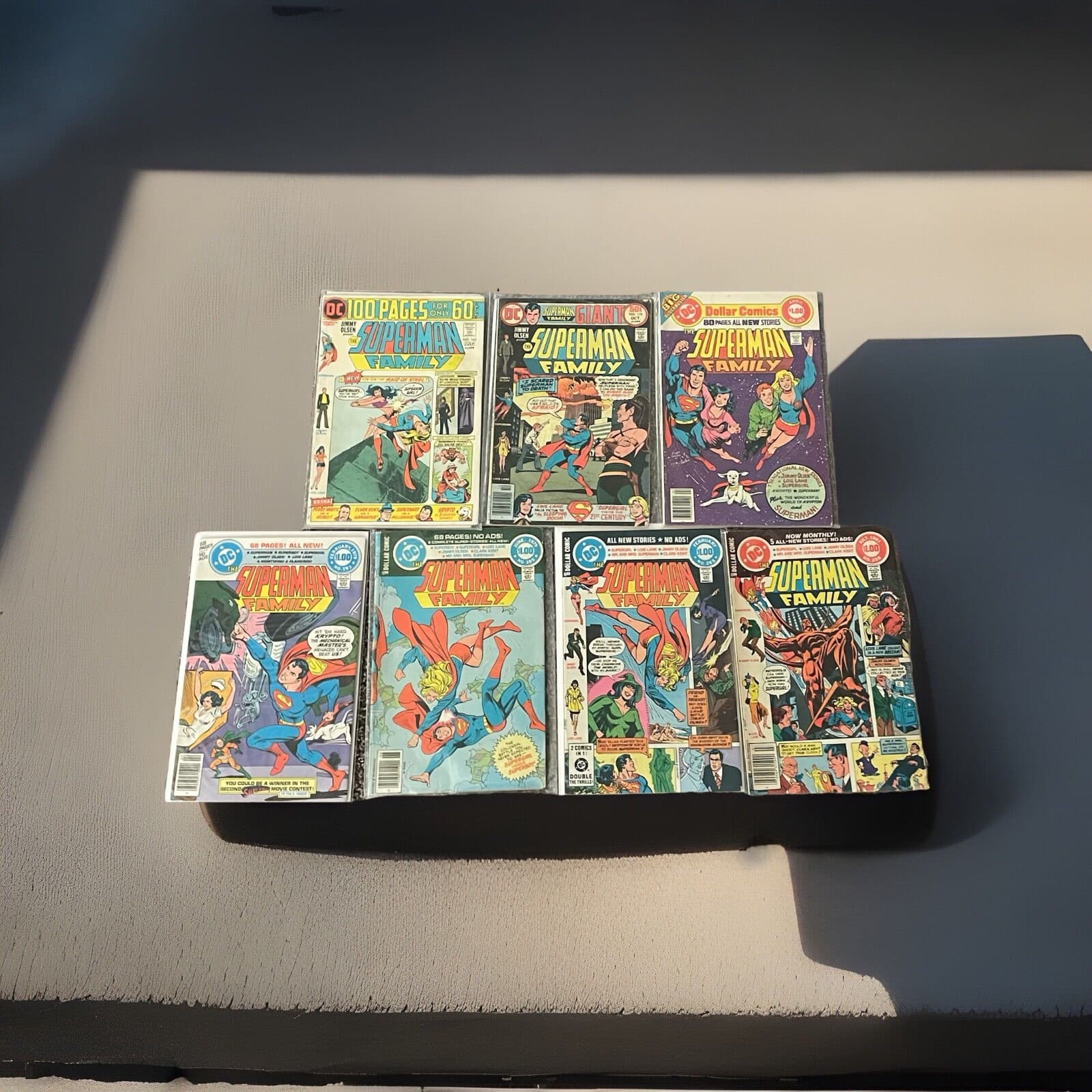 Superman Family #165, 179, 182, 193, 195, 205, 208 (1978 DC) Lot Of 7 - Image 1