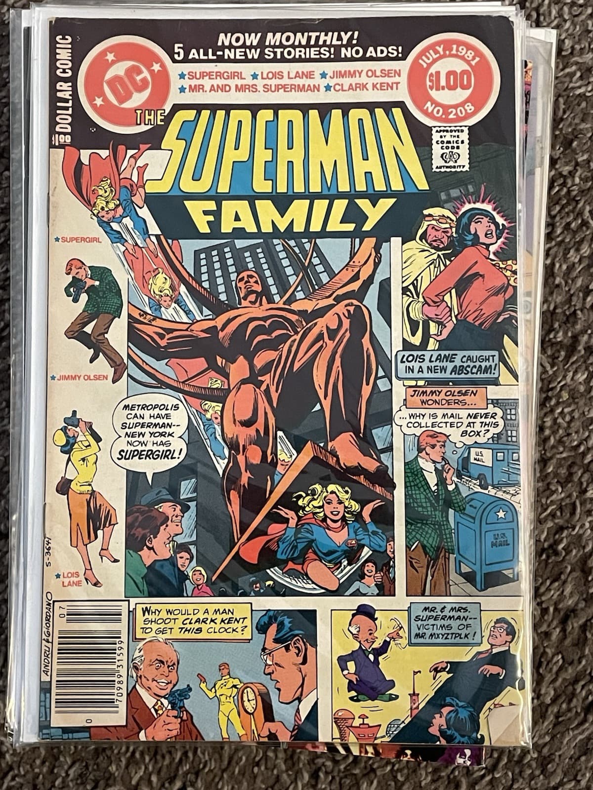 Superman Family #165, 179, 182, 193, 195, 205, 208 (1978 DC) Lot Of 7 - Thumbnail 9