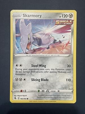 SWSH08: Fusion Strike #182/264 Skarmory Holo - Image 1