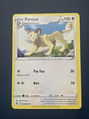 SWSH08: Fusion Strike #200/264 Persian - Image 1