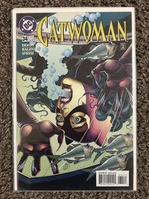 Catwoman 2 Series #32 - 35 (1996 DC) Lot Of 4 - Batman - Thumbnail 4