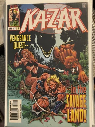 Ka-Zar 3rd Series #1 - 12 (1997 Marvel) Mark Waid Andy Kubert - Thumbnail 5