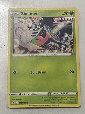 SWSH08: Fusion Strike #013/264 Shelmet - Image 1