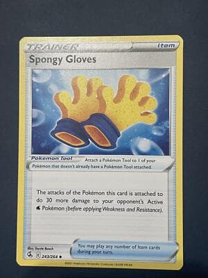 SWSH08: Fusion Strike #243/264 Spongy Gloves - Image 1