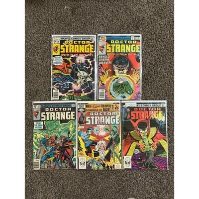 Doctor Strange 2nd Series #28, 32, 37, 51, 52 (1978 Marvel) Lot of 5 - Image 1