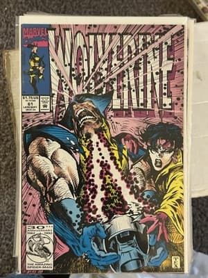 Wolverine 2nd Series #58, 59, 60, 61, 62 (1990 Marvel) Lot Of 5 - 1 KEY ISSUE - Thumbnail 5