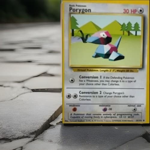 PokÃ©mon TCG Porygon Base Set 39/102 Regular Unlimited Uncommon - Image 1