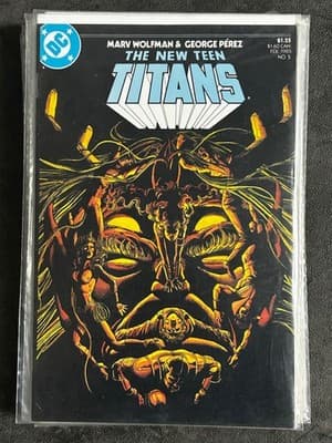 DC The New Teen Titans Comic Lot 6 Issues 4-9 1985 Marv Wolfman George Perez - Thumbnail 3